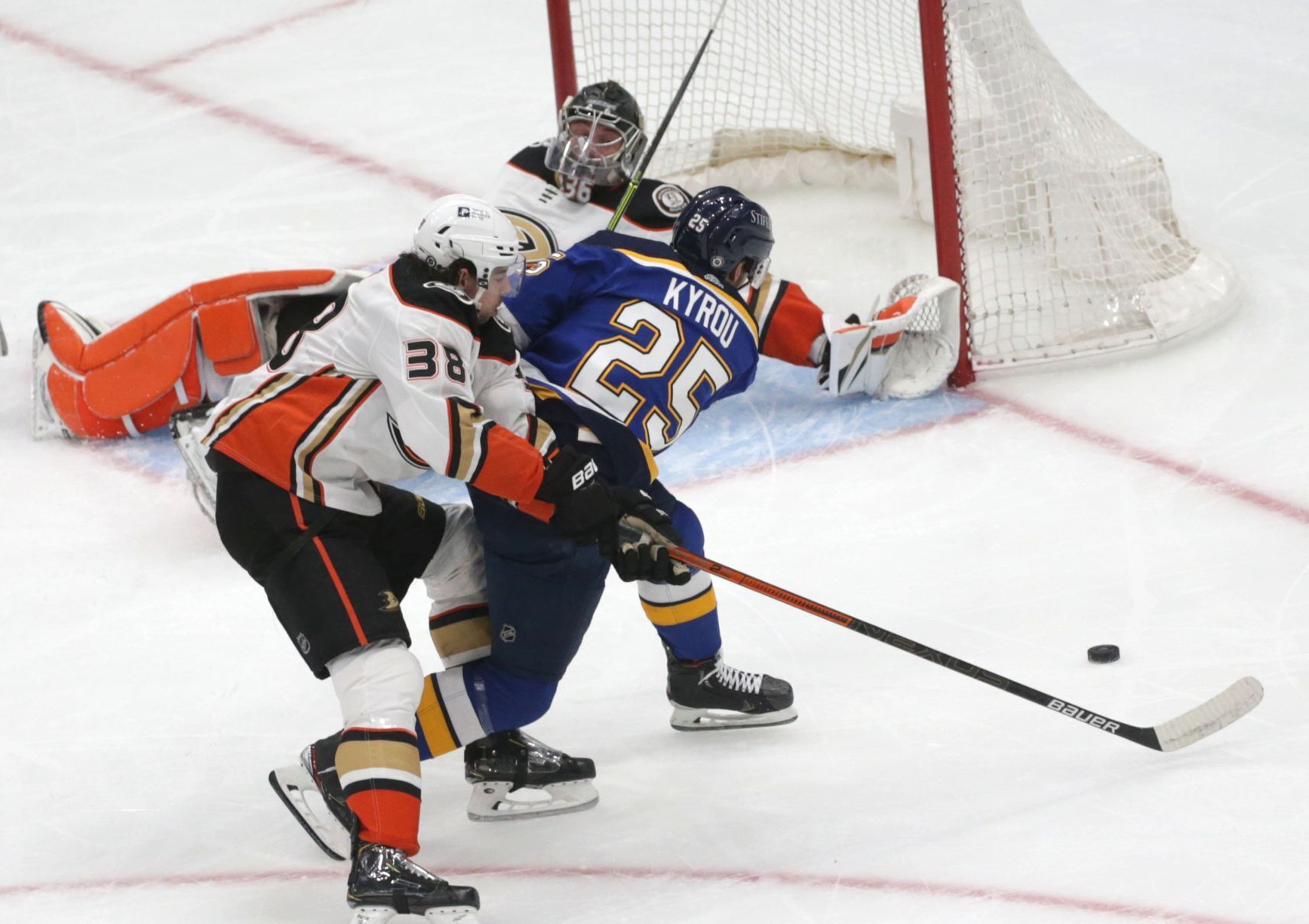 St. Louis Blues lose 4-1 to Anaheim Ducks